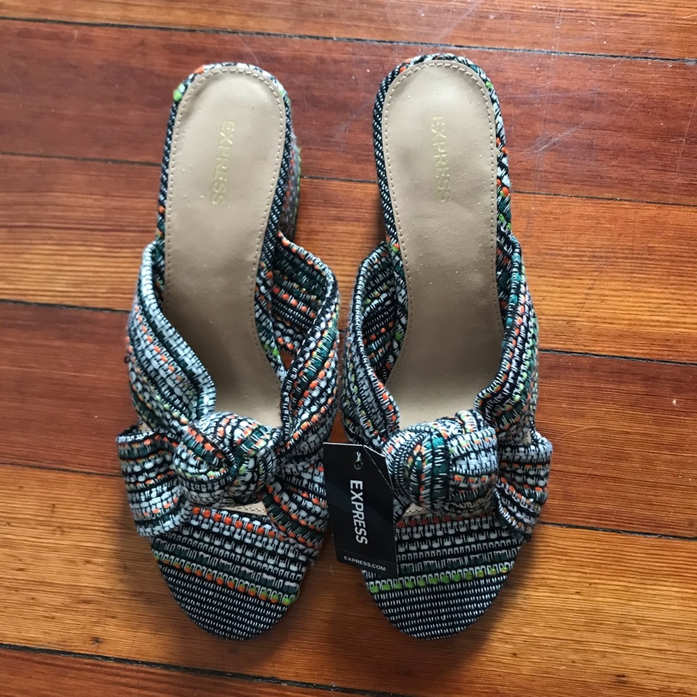 Express Open Woven Mules